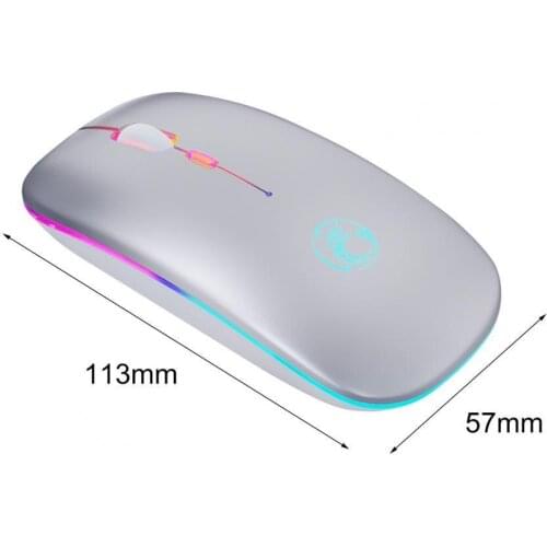 Wireless Mouse Luminous Effect 800/1200/1600 DPI RGB 3 Levels DPI Computer Mouse for Computer Laptop Accessories Mice
