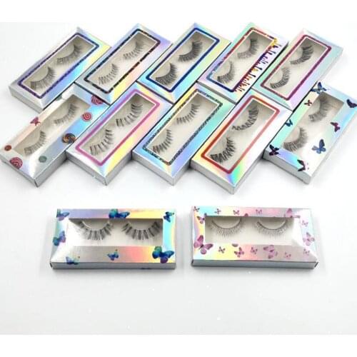 Leisurely Beauty Wholesale Strip 3D Eyelashes Invisible Band Vegan Faux Mink Eyelash Clear Band False 3D Reusable Eyelash