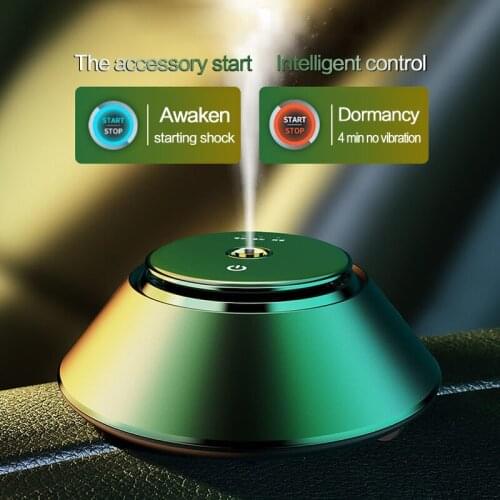 Air Freshener Exotic Accessories In The Car High Quality Smart 2 Colors Metal Vibration Induction Working Diffuser Machine
