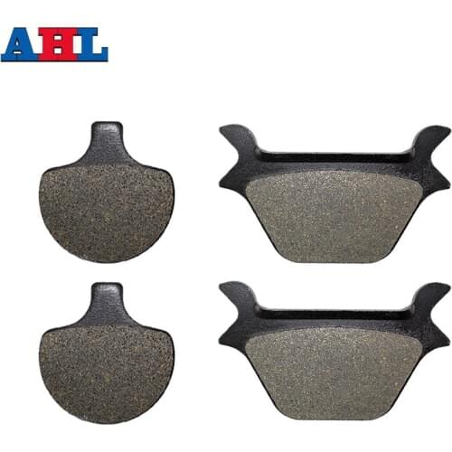 AHL Motorcycle Front and Rear Brake Pads for Harley Sportster & Softail Series (All Models) 1988-1999