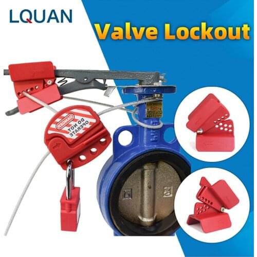 Durable Nylon PA Adjustable Butterfly Valve Lockout with Angle 15-36