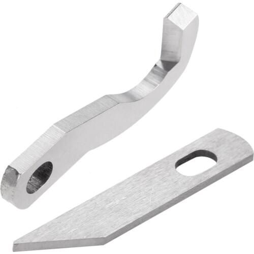 Sewing Machine Knife Overlock Blade Upper And Lower Carbide Steel Blade Knifes Overlock Knife Sewing Machine Accessories