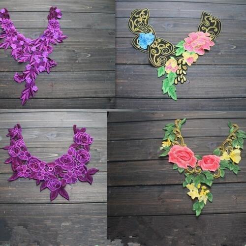 Embroidered Flower Collar, Clothing Accessories ,Venise lace collar