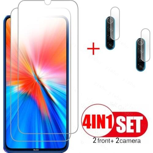4 in 1 Protective Glass For Xiaomi Redmi 7 8 8A 9 9A 9C Tempered Glass Note 9S 10 Pro Max K30 K40 10X 10S 4G 5G Screen Protector