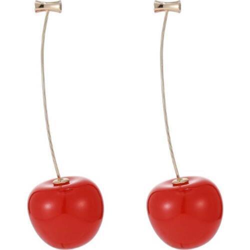 Women Earrings Sweet Cherry Shape Dangle Jacket Earrings Party Jewelry Birthday Gift aretes de mujer серьги женские