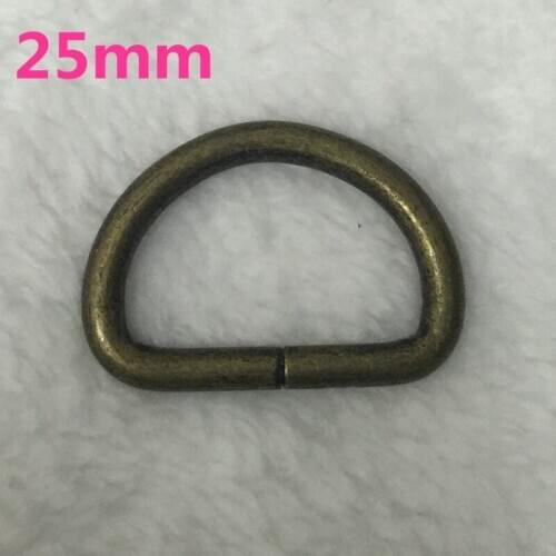 10pcs 25mm D Rings Adjustable Buckles Clips Non Welded For Webbing Hand Bags Leather Craft For Home Garden Sewing DIY Accessory