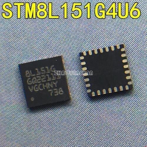 10pcs X STM8L151G4U6 151G4U6 QFP32 NEW Original Free Shipping
