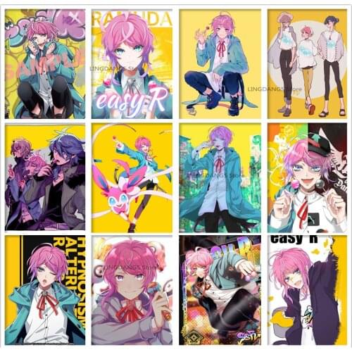 5d Diy Diamond Painting Anime『ヒプノシスマイク-Division Rap Battle-』Rhyme Anima Diamond Mosaic Embroidery Cross Stitch Home Decor Gift