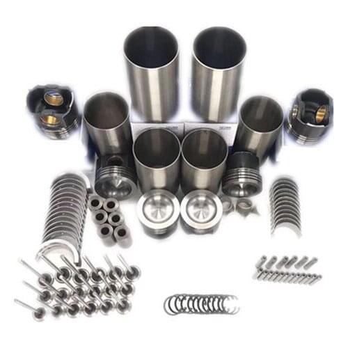 Free shipping excavator tractor generator set parts John Deereee EC330/210/230/240/6090/6068 engine four matching piston kit