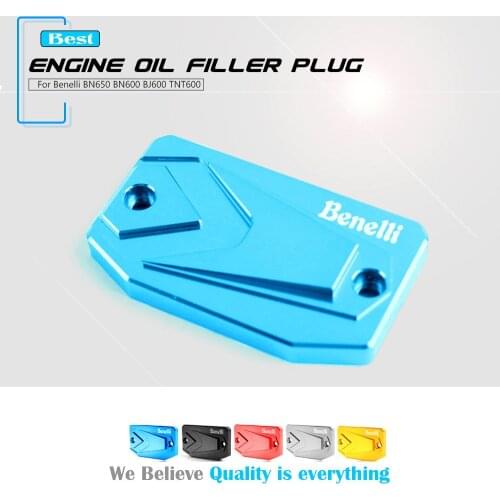 CNC Motorcycle Accessories Master Cylinder Front Brake Fluid Reservoir Cover Cap For Benelli BN650 BN BJ TNT 600