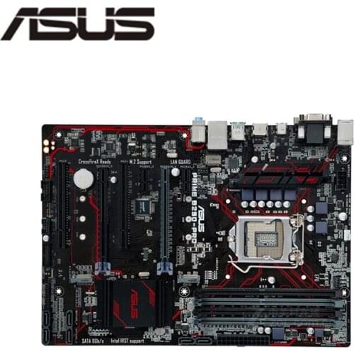 For Asus PRIME B250-PRO Original Used Desktop Intel B250 B250M DDR4 Motherboard LGA 1151 i7/i5/i3 USB3.0 SATA3
