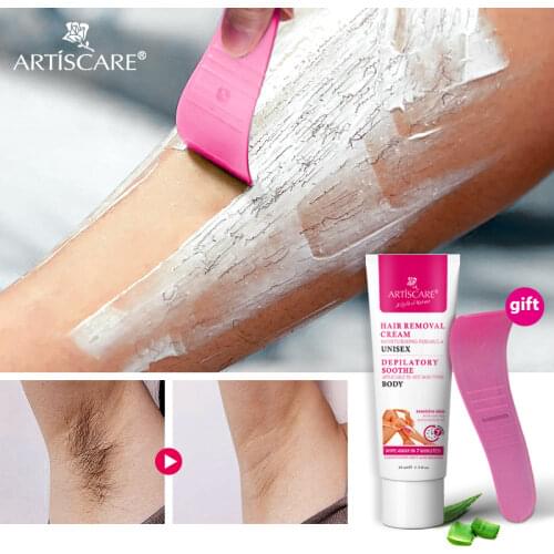 ARTISCARE Hair Removal Cream for Female and Male Armpit Legs and Arms Depilatory Cream Unisex Skin Care Shaving & Hair Remover