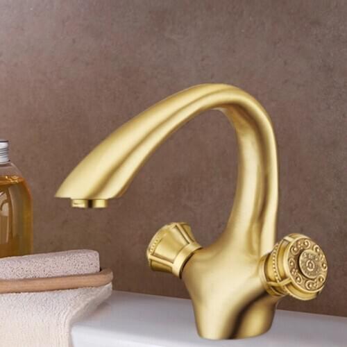 LTJ Antique Brass Bathroom Faucet Kitchen Faucet Shower Faucet For Bathroom Shower System Basin Sink Faucet Mixer LA10116AAB