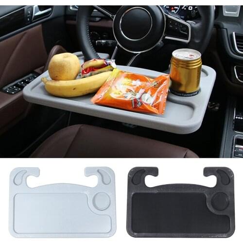 Portable Car Steering Wheel Desk Laptop Computer Desk Mount Stand Eat Work Drink Food Coffee Tray Board Dining Table Holder