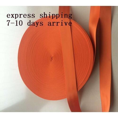 38 meters Roll Seat Belt Webbing Safety Strap orangeColor 48mm Wide 5 Bars