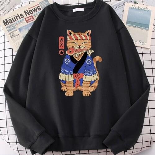 One piece japan anime luffy zoro cats Print Sweatshirt Hoody Streetwear 2020 Fashion Hoodies Sweatshirts Fleece Sportswear