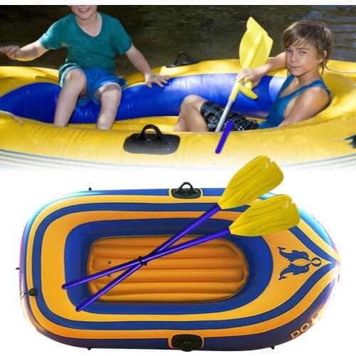 2 person / 3 person PVC thick inflatable boat inflatable kayak air cushion aluminium paddle pump dinghy Inflatable Fishing Boat