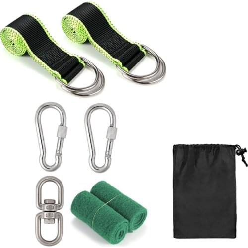 5/7pcs Outdoor Hammock 150cm Swing With Encrypted Polyester Swing With Childrens Swing Strap 1.5m Long And 5cm Wide