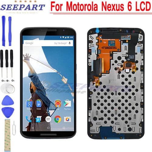 5.0 inch for Motorola Nexus 6 LCD touch screen digitizer assembly replacement parts for Motorola Nexus 6