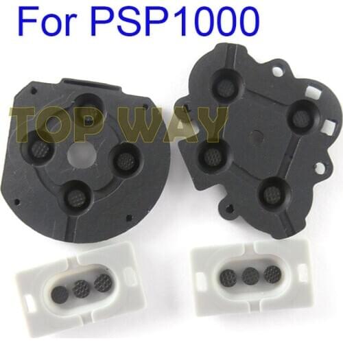 2sets Silicone Rubber Conductive Contact Button D-Pad Pads Repair For PSP1000 PSP 1000 Controller