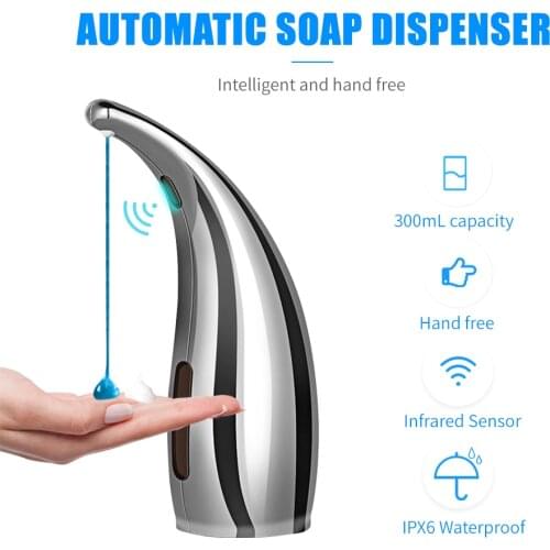 Automatic Foaming Soap Dispenser Touchless Soap Dispenser with Infrared Motion Sensor 14oz/400ml Volume Control Soap Pump 6 Type