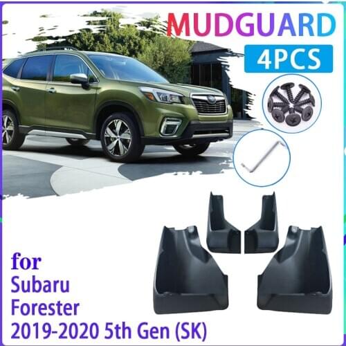 4 PCS Car Mud Flaps for Subaru Forester SK 2019~2020 Mudguard Splash Guards Fender Mudflaps Auto Accessories