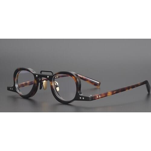 Acetate Small Glasses Frame Men Women Vintage Irregular Clear Eye Glasses Optical Prescription Eyeglasses Frames Eyewear Oculos