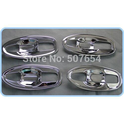 Free shipping!Higher star ABS chrome 4pcs door handle bowl for Nissan X-TRAIL 2014