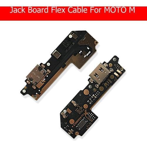 Genuine USB Charging Jack Dock Board For Motorola MOTO M XT1662 XT1663 USB Charger Port Connector Flex Cable Replacement Repair