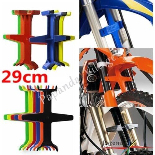 Dual Sport Motorcycle Plastic Fork Support Saver Guard Transportation Protector For Honda Yamaha Kawasaki Suzuki EXC CBR CBF