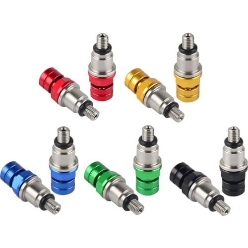 Motorcycle Racing Suspension Fork Bleeders T61 Aluminum For Honda CR80 85 125 250R CRF150 250 450R 250 450RX 450L 250 450X