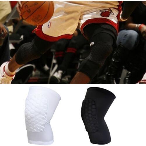 Men Kids Adult elastic stretchy knee pad Pad Basketball Leg Knee Short Sleeve Protector Gear Crashproof Male Gym wear