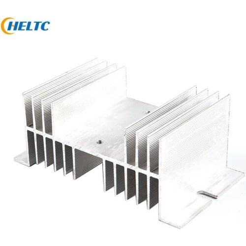 Single Phase Solid State Relay SSR Aluminum Heat Sink Dissipation Radiator Heatsinks Suitable For 10A to 60A Relay