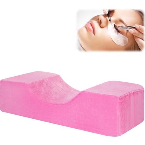 Eyelash Extension Pillow U-Shape Ergonomic Curve Memory Foam Neck Support Beauty Salon