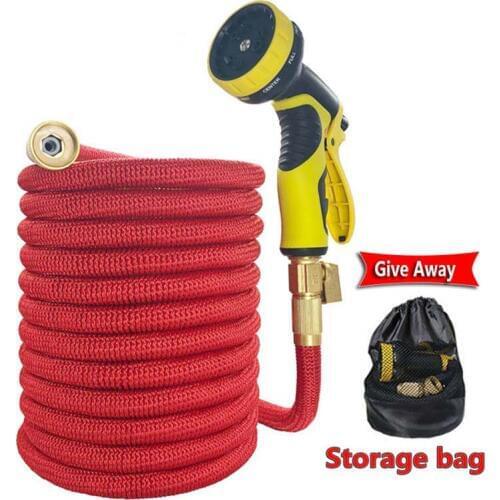 Garden Watering Hose Telescopic Magic Hose Elastic Rubber High Pressure Car Wash Tuinslang Lawn Irrigation Sprayer For the Garde