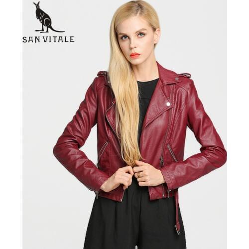 SAN VITALE Women's Red Jackets