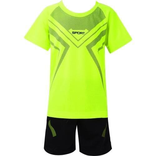 Student Football Training Uniform Tracksuit Set Sport Jerseys Kid Boy Girls Team Basketball Jersey Suit Youth Soccer Clothes Set