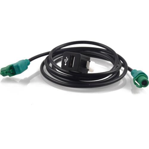 USB Input Cable Wire Harness CD Player Aux Adapter for BMW 3 X5 X6 Z E88 E90 E91 E91 F10 F11 F18