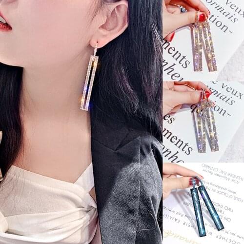 Tassel Vintage Earrings Long Dangle Fashion Tassel Earrings 2019 New Pearl Jewelry Drop Earrings Women Luxury