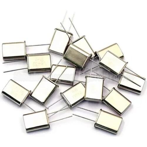 5PCS Passive Crystal Oscillator HC-49U 1.8432M/2M/2.4576M/4.5M/5M/10M/11M/11.0592M/12M/14M/16.934M/24M/26.60M/27M/33.868M/MHZ 49