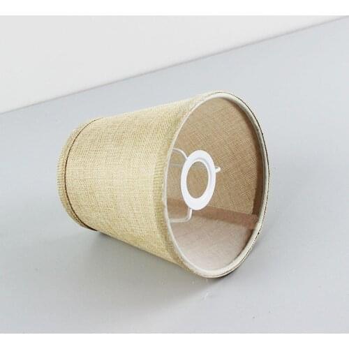 2PCS Commonly used linen Fabric lamp shades, High Quality Lampshades, E14 hole 3cm