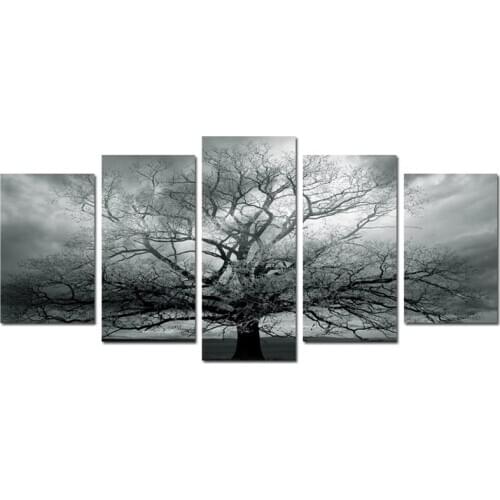 Diamond Painting Winter Big Tree Abstract 5 Pieces Cross Stitch Handicrafts Diy Diamond Embroidery Wedding DecorationsZP-3036