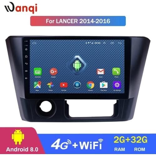 4G Lte All Netcom Android 8.0 auto Stereo 9 inch HD Touch Screen for 2014-2016 Mitsubishi Lancer Radio GPS Navigation