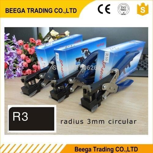 Free Ship R3/R5/R10 Steel Corner Rounder Cutter Corner Plier Hand Held Heavy Duty ID Card Cutting Corners