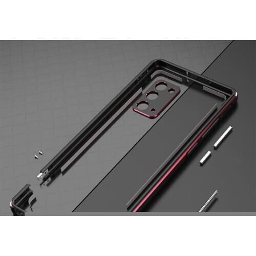 For Samsung Galaxy Note 20 /Note 20 Ultra Aluminum metal bumper Frame Slim Cover phone case+ carmera Protector
