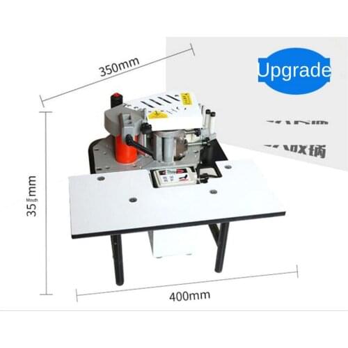 220V Double Side Manual Edge Banding Machine Gluing Portable Edge Bander Woodworking Edge Banding Machine 1200W Free shipping