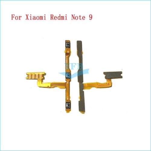 Power On Off Volume Side Button Key Flex Cable For Xiaomi Redmi Note 9 Replacement Parts