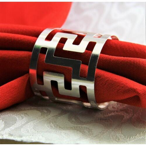 Qn17061205 wedding napkin ring gold/silver metal napkin decoration ring and decoration napkin holder 24 pcs by free shipping