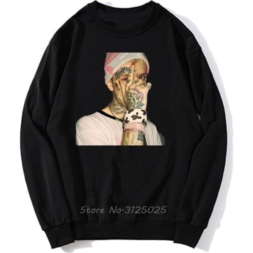 Rock Lil Peep Hip Hop Hoodie Print Mens Autumn Winter Pullover Sweatshirt Streetwear Harajuku