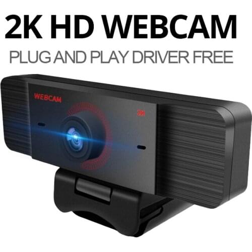 New product full HD 2K USB camera with microphone USB web camera suitable for computer PC office monitoring YouTube web camera